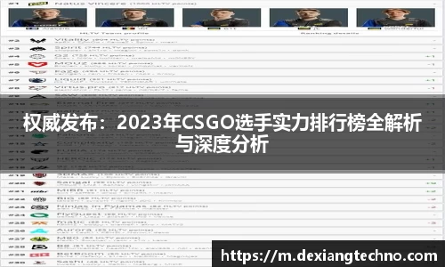 权威发布：2023年CSGO选手实力排行榜全解析与深度分析